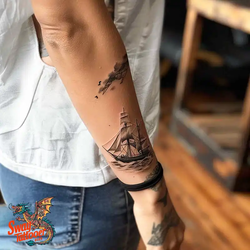 120 Ship Tattoo Design Ideas with History and Meaning 6 Ship Tattoo Design Ideas