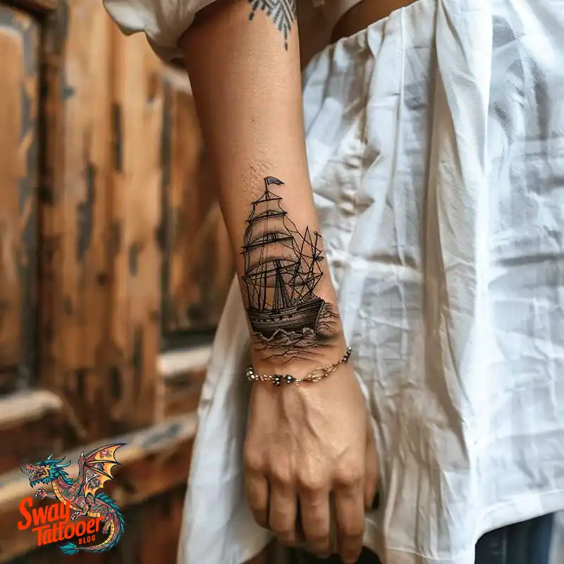 120 Ship Tattoo Design Ideas with History and Meaning 4 Ship Tattoo Design Ideas
