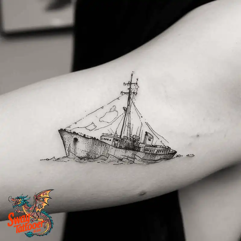 120 Ship Tattoo Design Ideas with History and Meaning 102 ship12