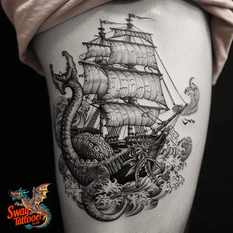 120 Ship Tattoo Design Ideas with History and Meaning 101 ship13