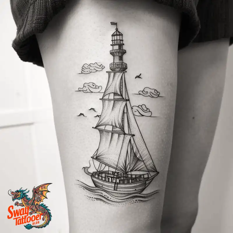 120 Ship Tattoo Design Ideas with History and Meaning 98 ship16