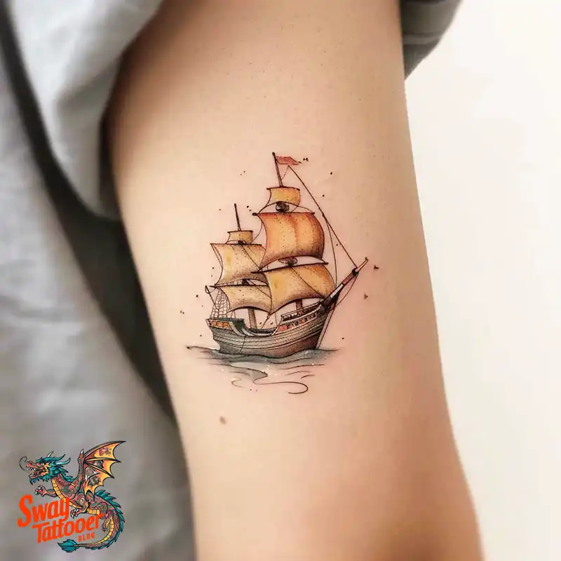 120 Ship Tattoo Design Ideas with History and Meaning 112 ship2