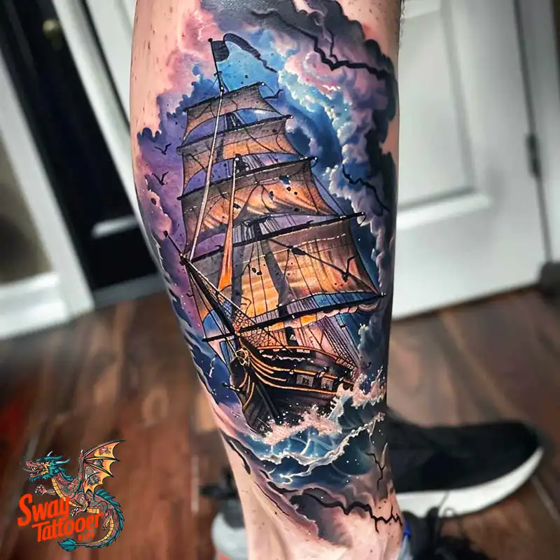 120 Ship Tattoo Design Ideas with History and Meaning 90 ship24