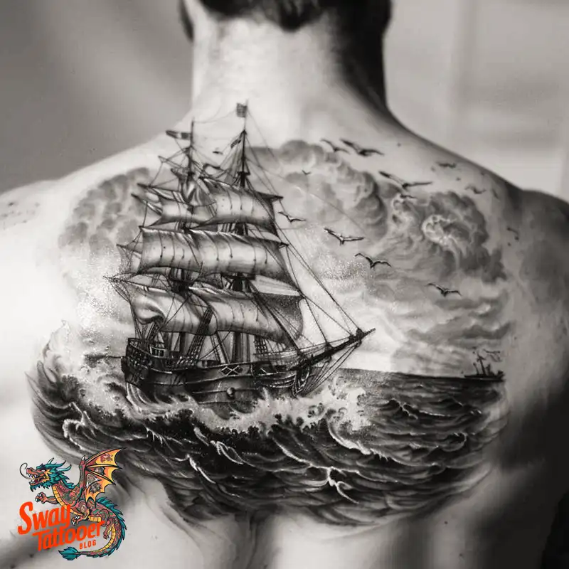 120 Ship Tattoo Design Ideas with History and Meaning 89 ship25