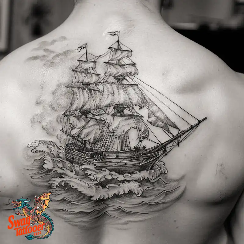 120 Ship Tattoo Design Ideas with History and Meaning 88 ship26