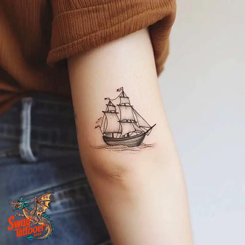 120 Ship Tattoo Design Ideas with History and Meaning 85 ship29