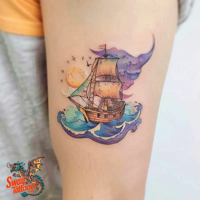 120 Ship Tattoo Design Ideas with History and Meaning 111 ship3