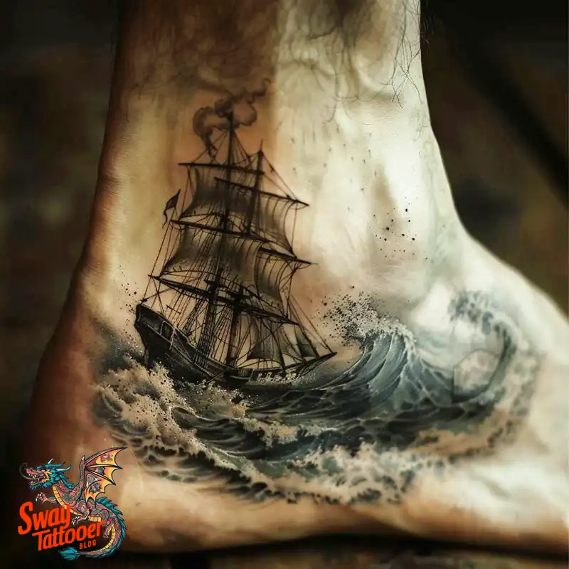 120 Ship Tattoo Design Ideas with History and Meaning 83 ship31