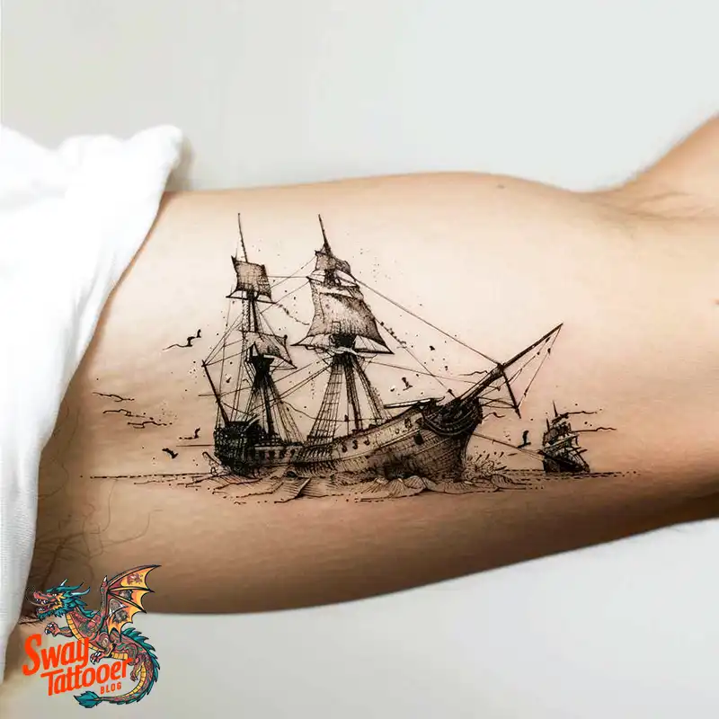 120 Ship Tattoo Design Ideas with History and Meaning 80 Ship Tattoo