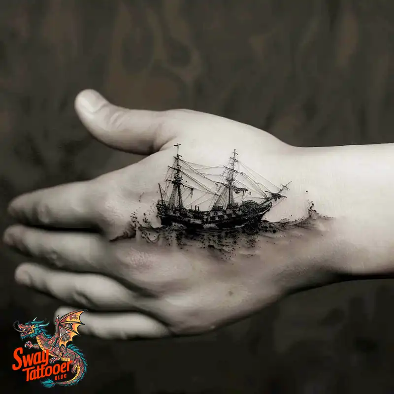 120 Ship Tattoo Design Ideas with History and Meaning 74 Ship Tattoo