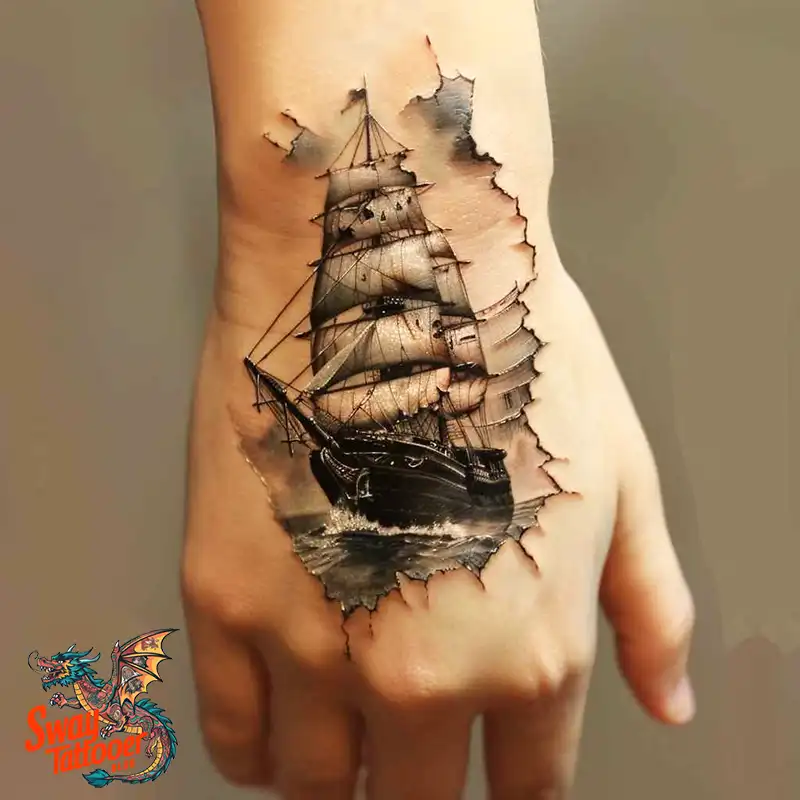 120 Ship Tattoo Design Ideas with History and Meaning 76 Ship Tattoo