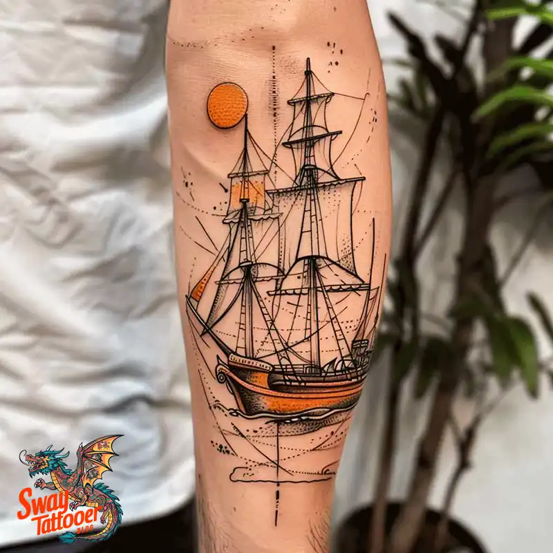 120 Ship Tattoo Design Ideas with History and Meaning 110 ship4