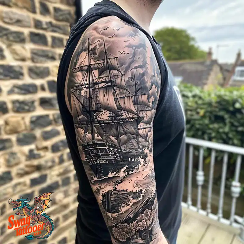 120 Ship Tattoo Design Ideas with History and Meaning 77 Ship Tattoo