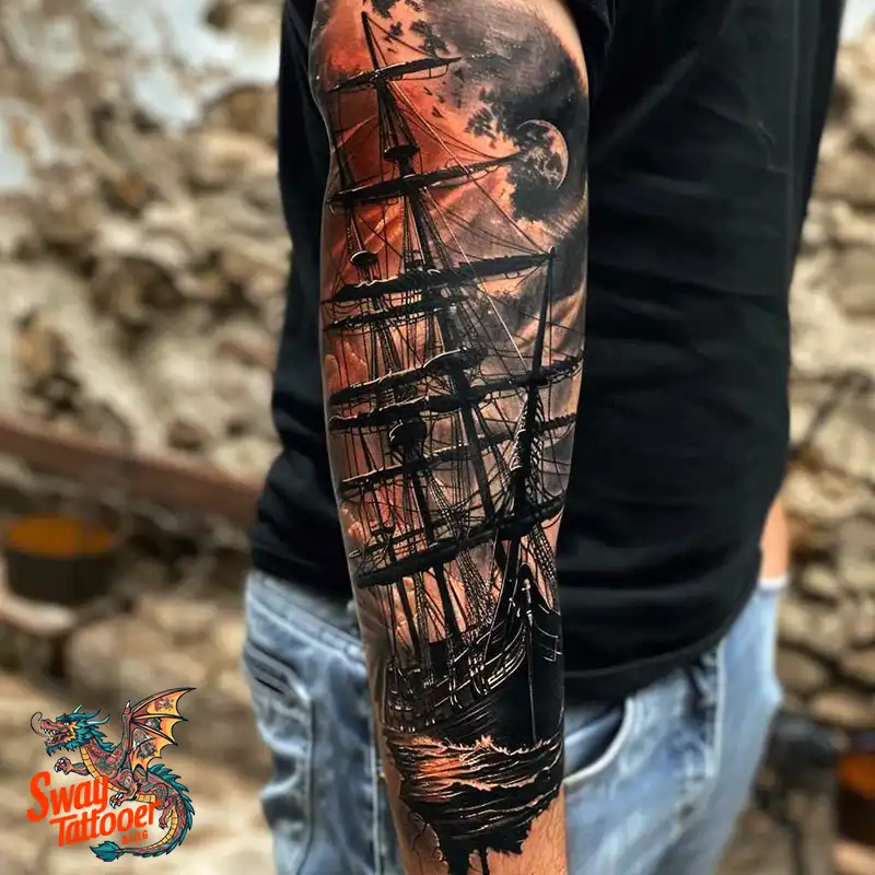 120 Ship Tattoo Design Ideas with History and Meaning 78 Ship Tattoo