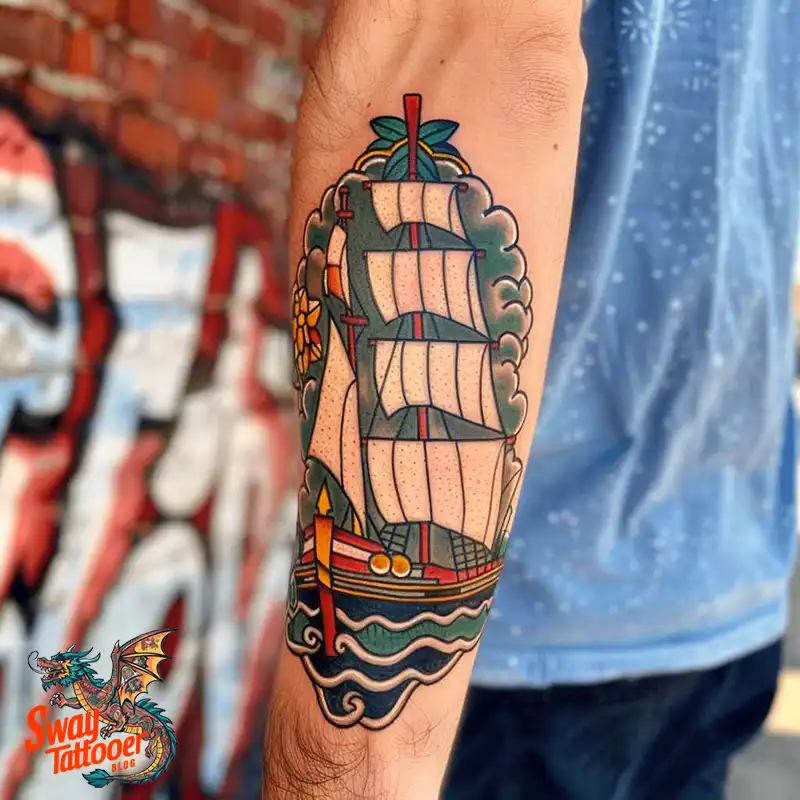 120 Ship Tattoo Design Ideas with History and Meaning 70 Ship Tattoo
