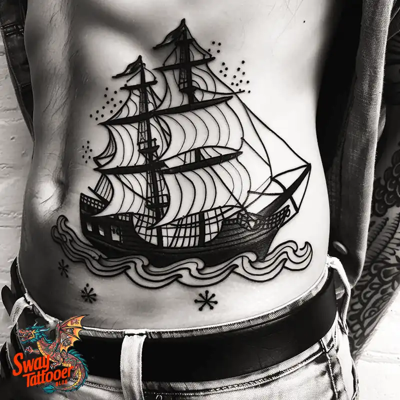 120 Ship Tattoo Design Ideas with History and Meaning 68 Ship Tattoo