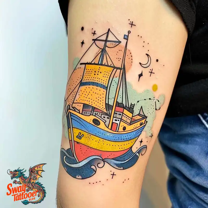120 Ship Tattoo Design Ideas with History and Meaning 109 ship5