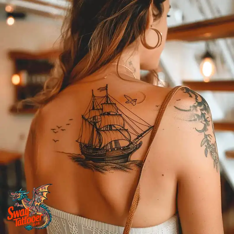 120 Ship Tattoo Design Ideas with History and Meaning 57 Ship Tattoo
