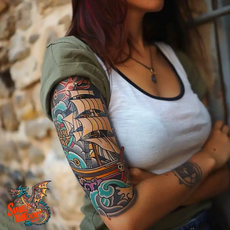 120 Ship Tattoo Design Ideas with History and Meaning 55 Ship Tattoo