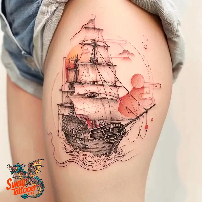 120 Ship Tattoo Design Ideas with History and Meaning 108 ship6
