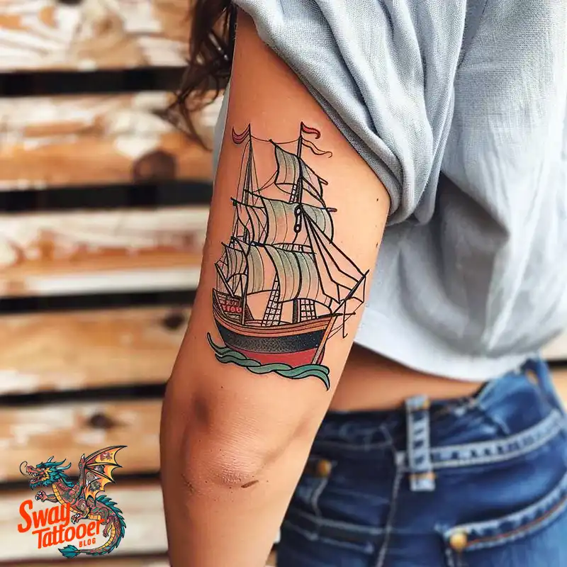 120 Ship Tattoo Design Ideas with History and Meaning 49 Ship Tattoo Design