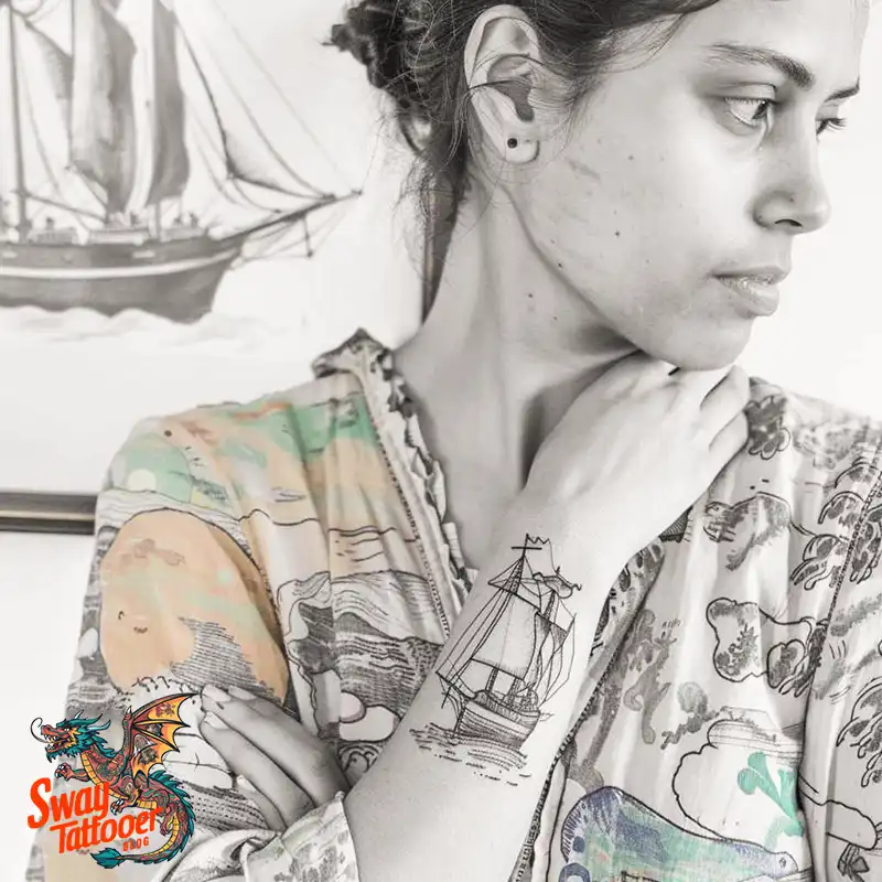 120 Ship Tattoo Design Ideas with History and Meaning 48 Ship Tattoo Design