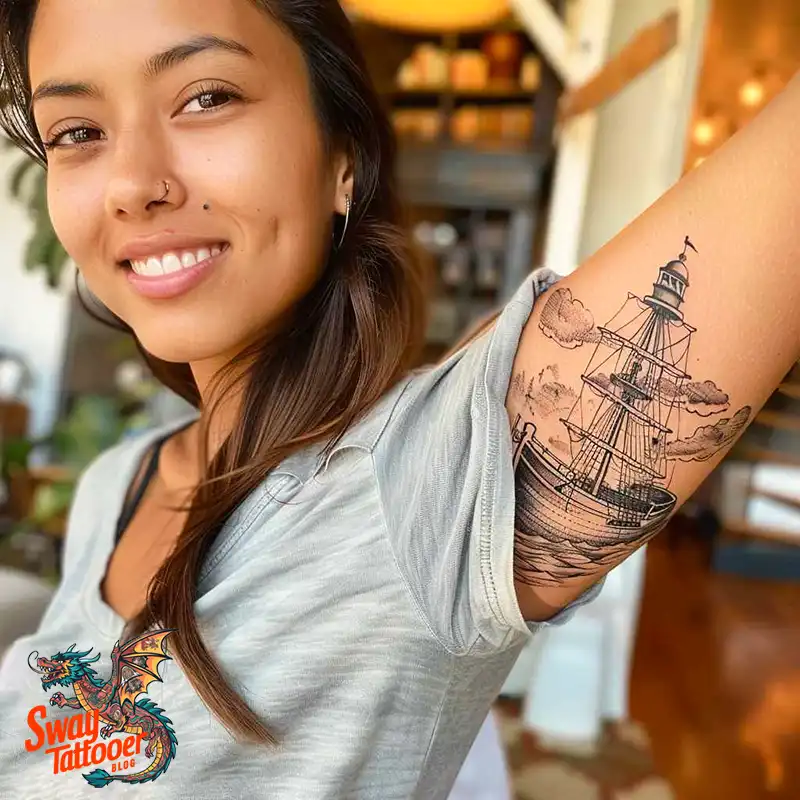 120 Ship Tattoo Design Ideas with History and Meaning 35 Ship Tattoo Design Ideas