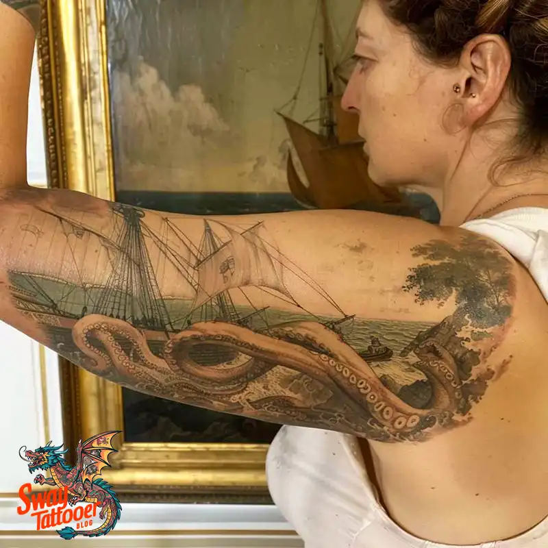 120 Ship Tattoo Design Ideas with History and Meaning 33 Ship Tattoo Design Ideas