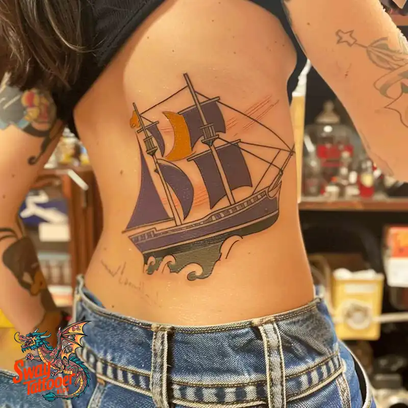 120 Ship Tattoo Design Ideas with History and Meaning 19 Ship Tattoo Design Ideas
