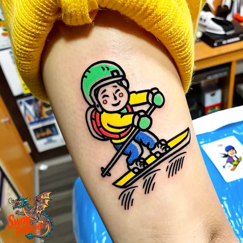 Ski Tattoo Ideas