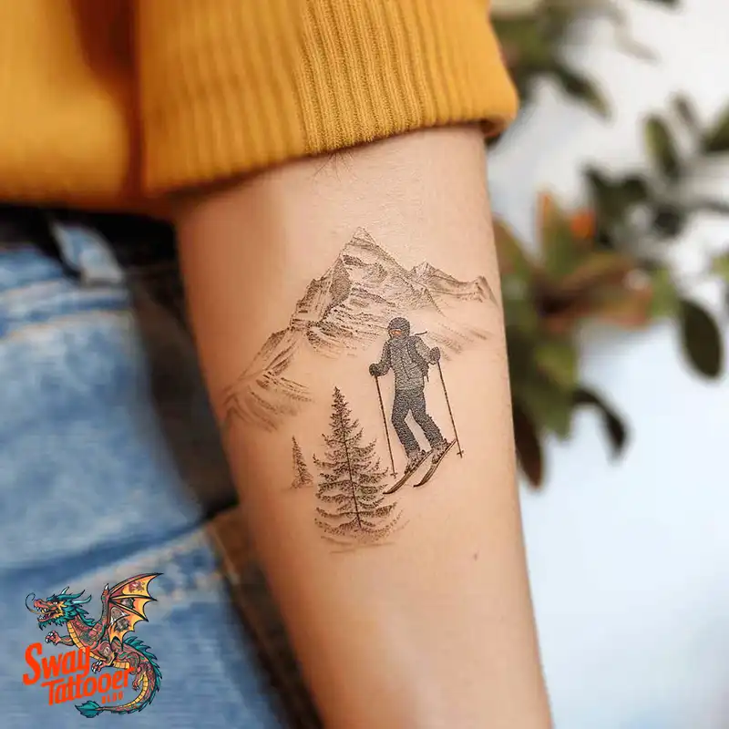 Ski Tattoo Ideas