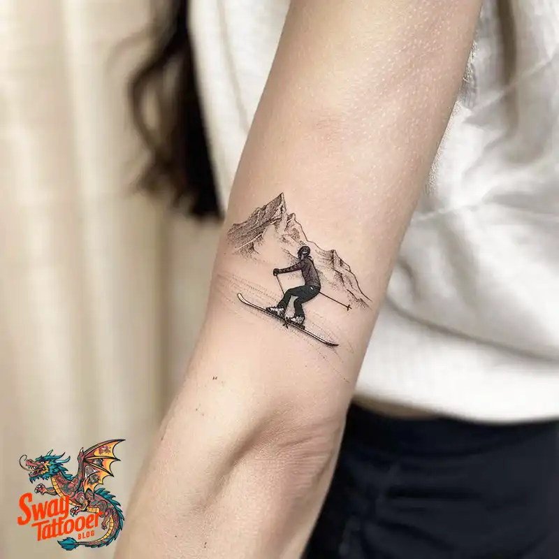 Ski Tattoo Ideas