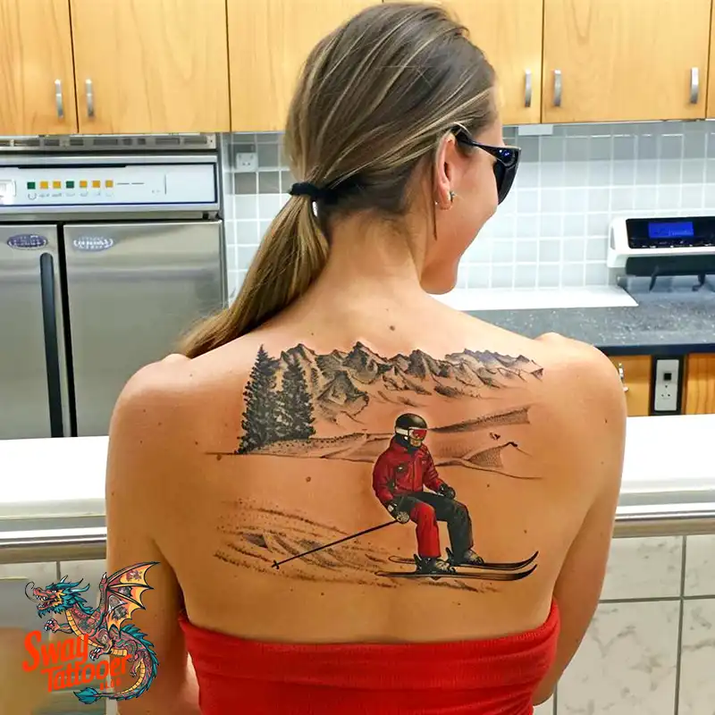Ski Tattoo Ideas