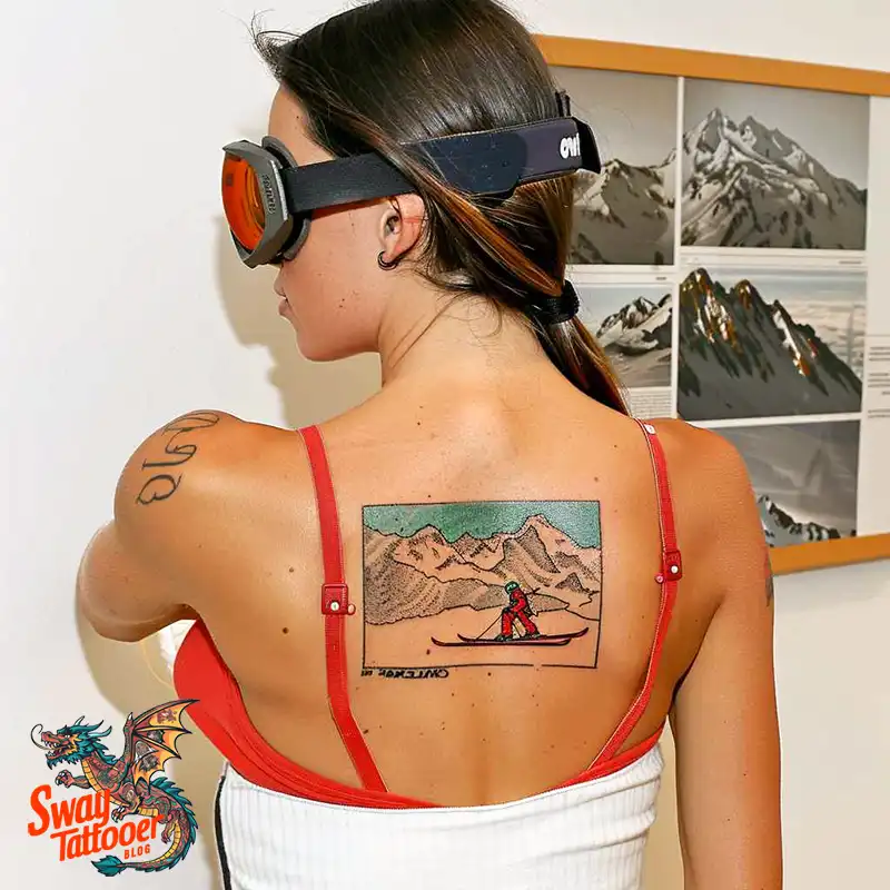 Ski Tattoo Ideas