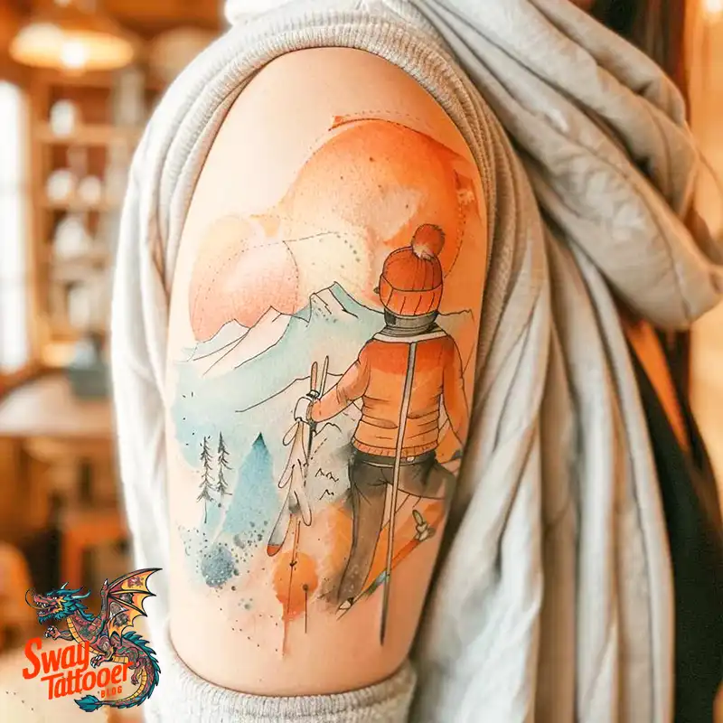 Ski Tattoo Ideas