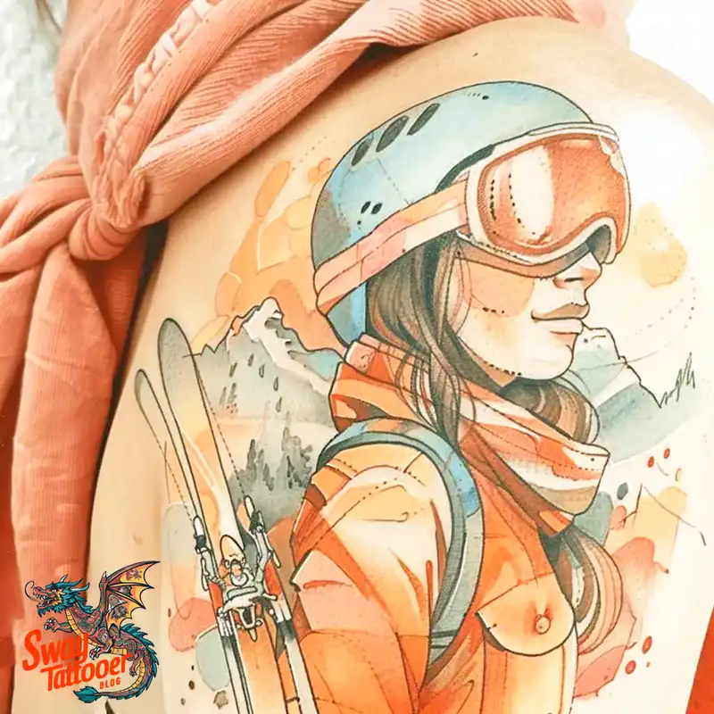 Ski Tattoo Ideas