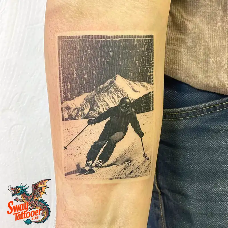 Ski Tattoo Ideas