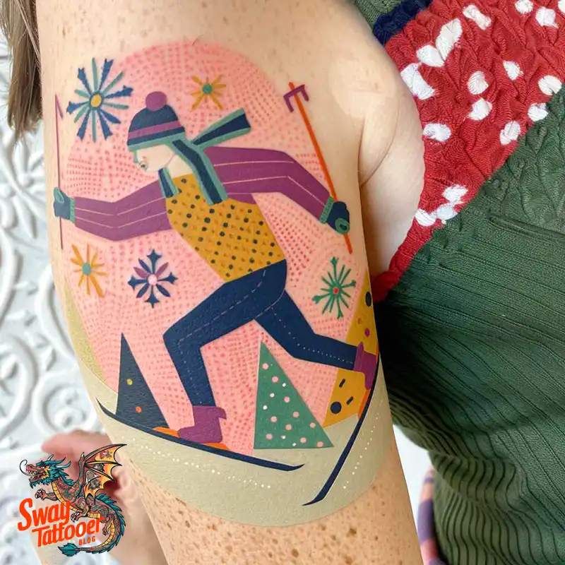 Ski Tattoo Ideas