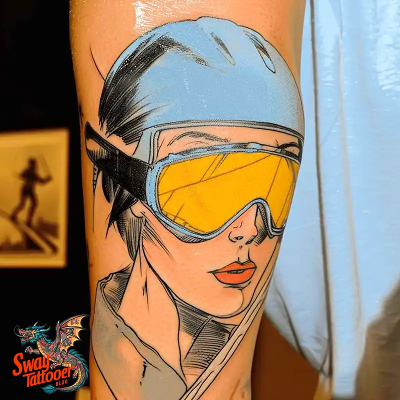 Ski Tattoo Ideas