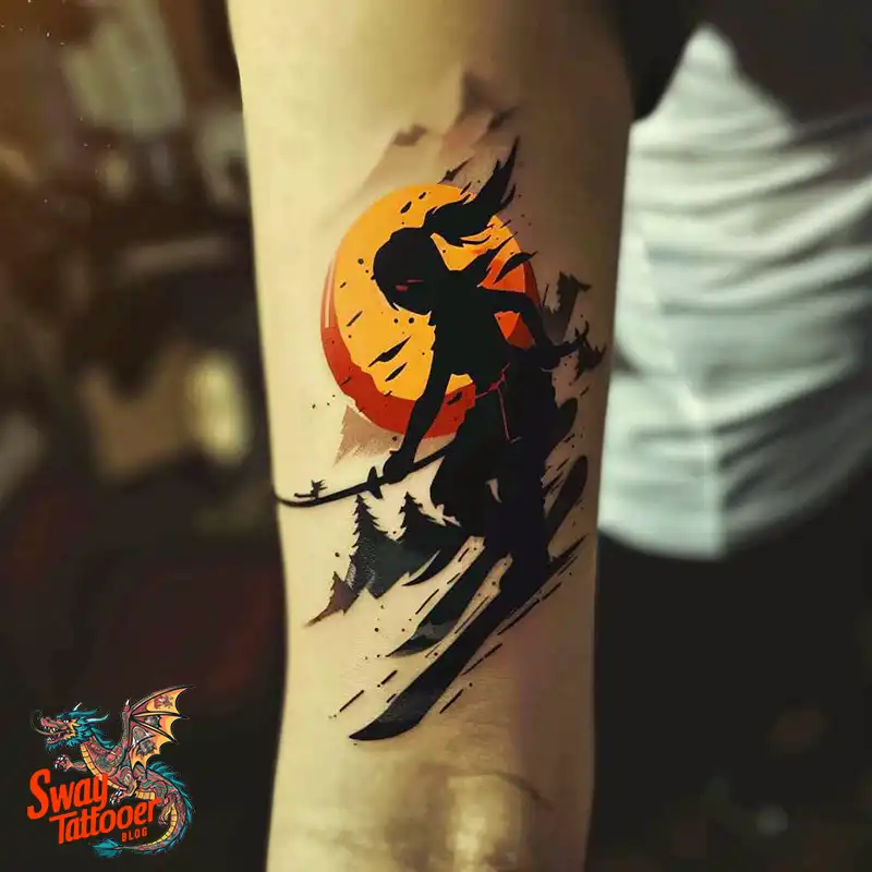 Ski Tattoo Ideas