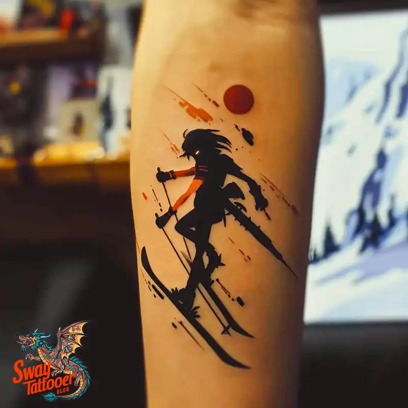 Ski Tattoo Ideas