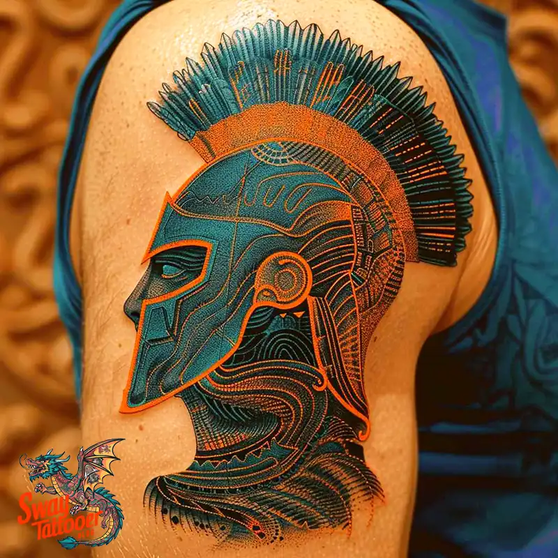 150 Spartan Tattoo Ideas, Designs, Meaning, & History 137 spartan10