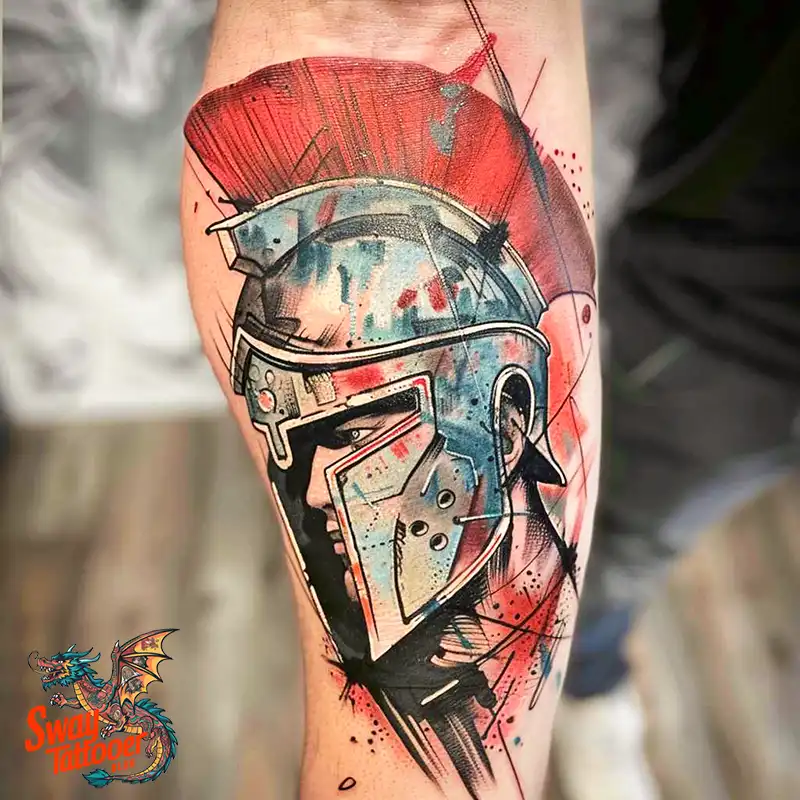 150 Spartan Tattoo Ideas, Designs, Meaning, & History 133 spartan6