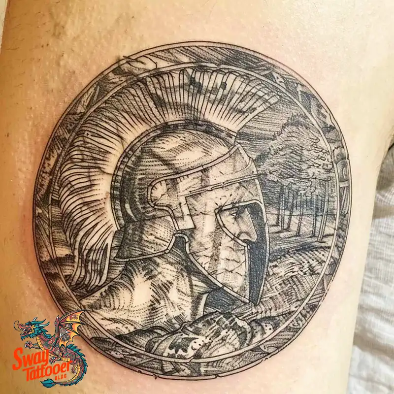 150 Spartan Tattoo Ideas, Designs, Meaning, & History 78 Spartan Tattoo Design