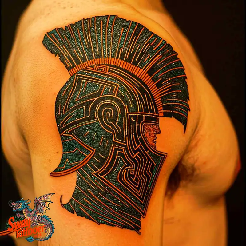 150 Spartan Tattoo Ideas, Designs, Meaning, & History 136 spartan9