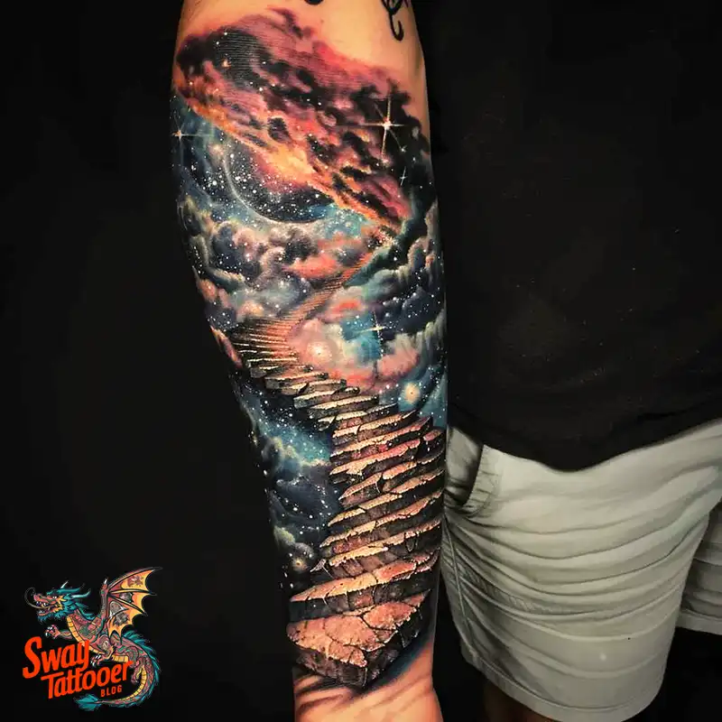 100 Stairway to Heaven Tattoo Ideas, Design and Meaning 94 stairway to heaven