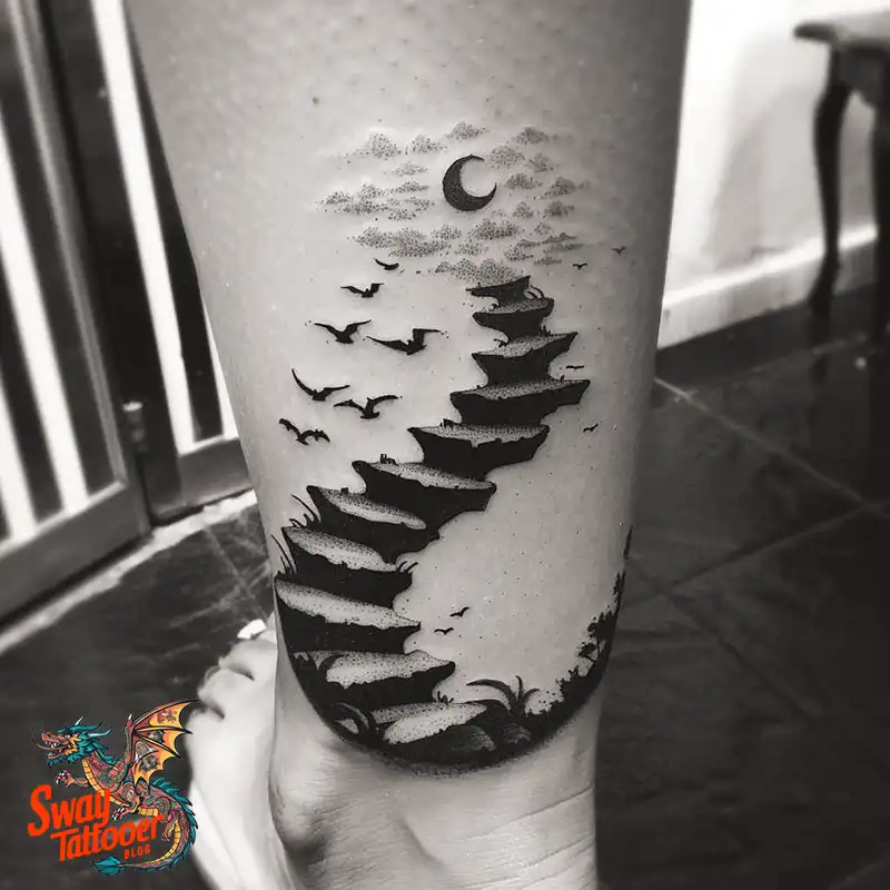 100 Stairway to Heaven Tattoo Ideas, Design and Meaning 83 stairway to heaven11