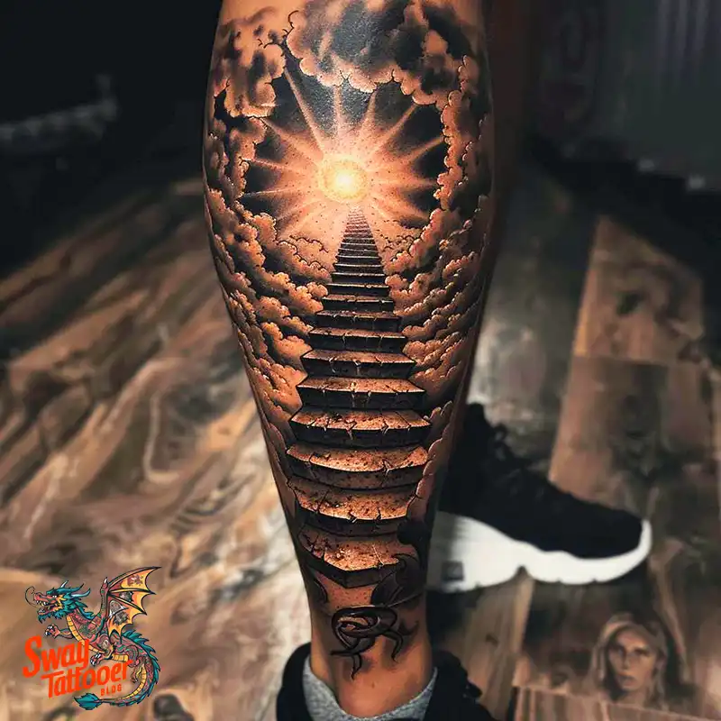 100 Stairway to Heaven Tattoo Ideas, Design and Meaning 72 Stairway to Heaven Tattoo