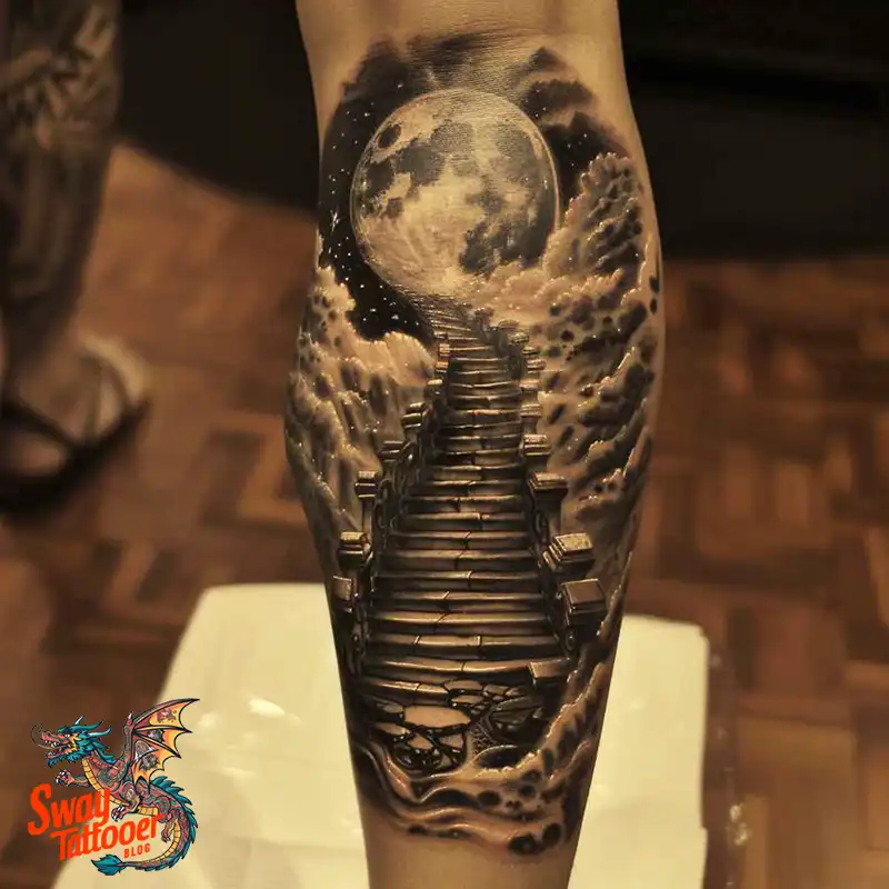 100 Stairway to Heaven Tattoo Ideas, Design and Meaning 68 Stairway to Heaven Tattoo