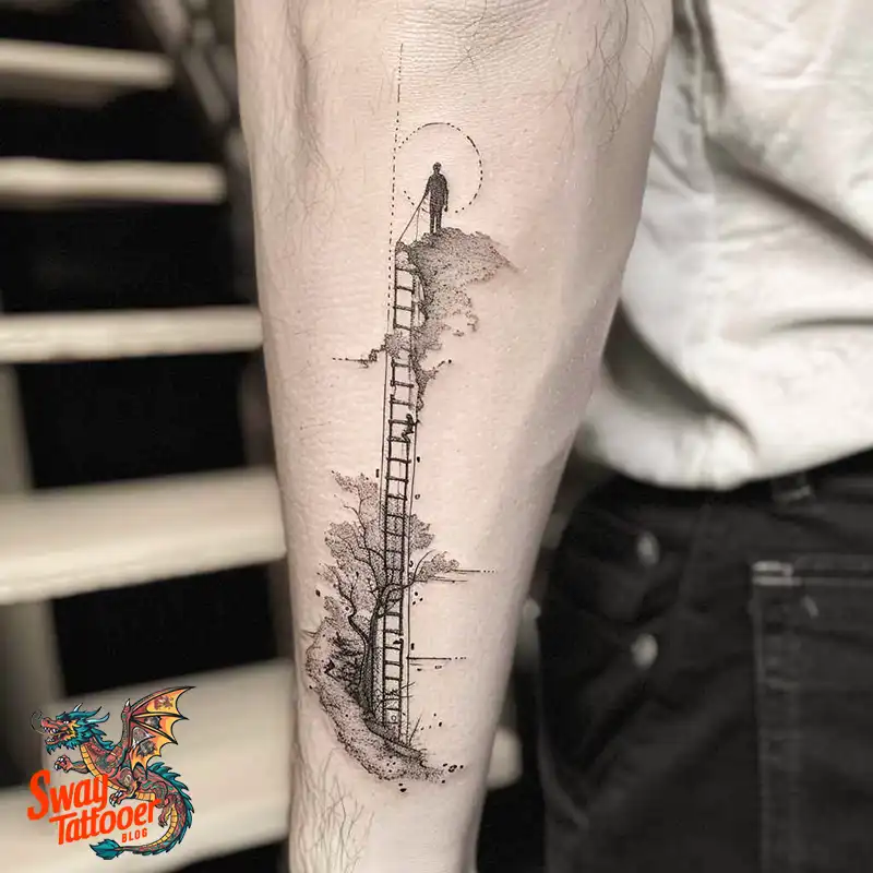 100 Stairway to Heaven Tattoo Ideas, Design and Meaning 91 stairway to heaven3